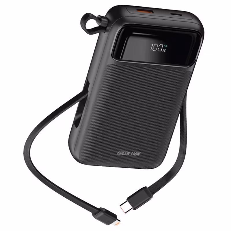 پاوربانک گرین لاین مدل Green Lion Luzern ظرفیت 10000 میلی آمپر ساعت