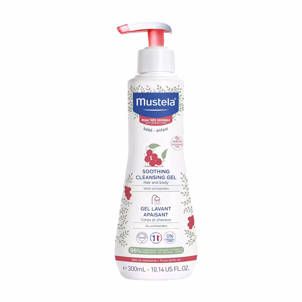 شامپو سر و بدن کودک موستلا مدل SOOTHING حجم 300 میل