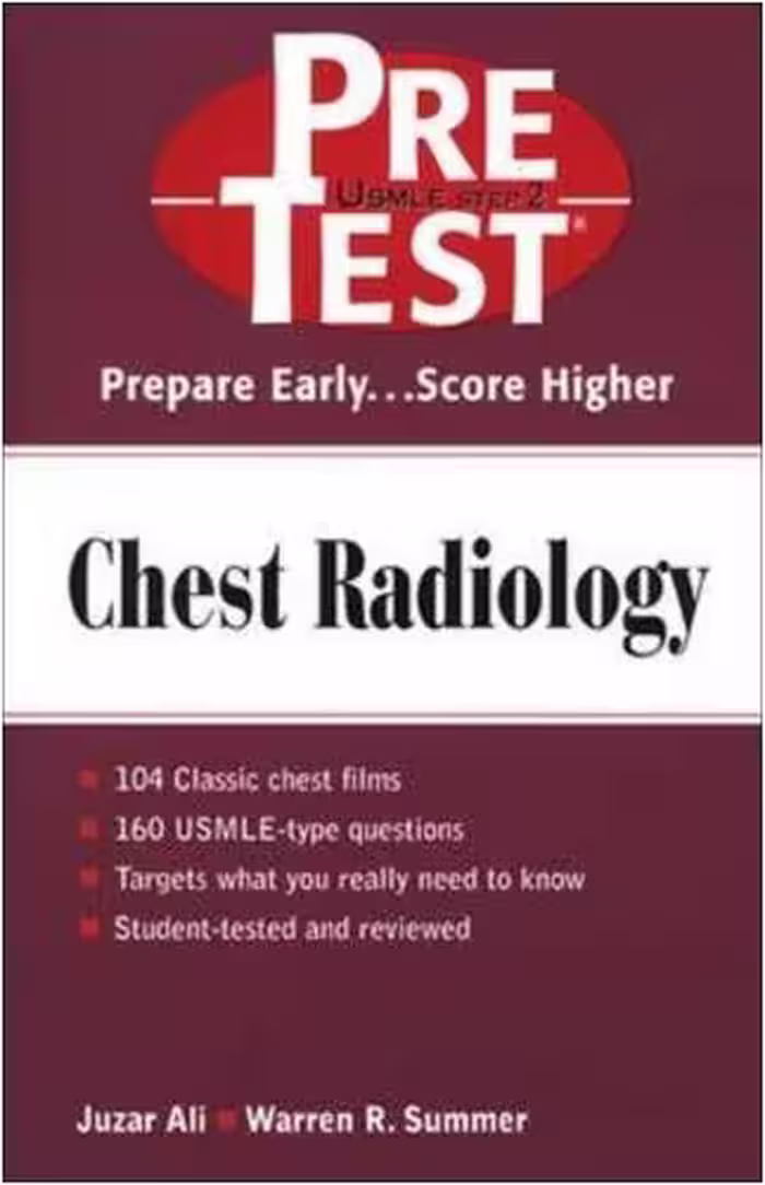 خرید و دانلود نسخه کامل کتاب Chest Radiology: PreTest Self- Assessment and Review