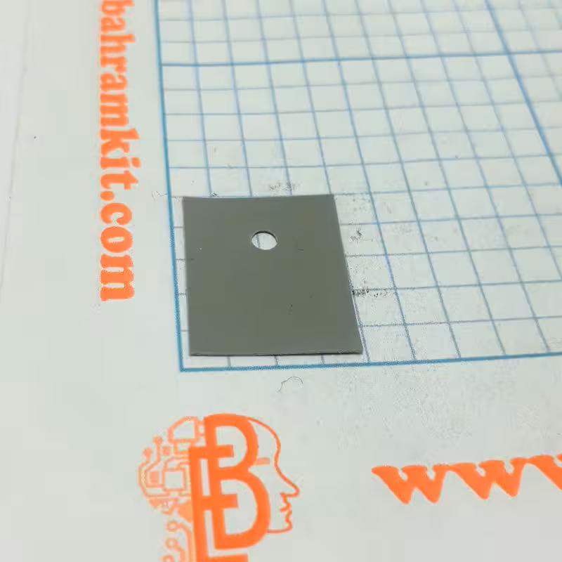 پد سیلیکون نازک 2x1.5 نازک خاکستری To-220