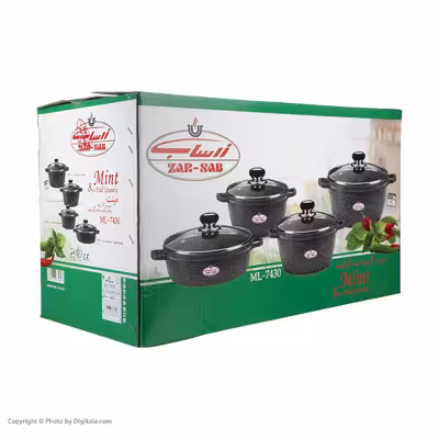 سرویس پخت و پز 8 پارچه زرساب مدل مینت کد ML-7430