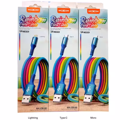 کابل تبدیل USB به USB -C موکسوم مدل MX-CB100 طول 1 متر