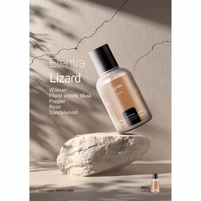 بادی اسپلش زنانه النترا مدل Lizard حجم 250 میلی لیتر