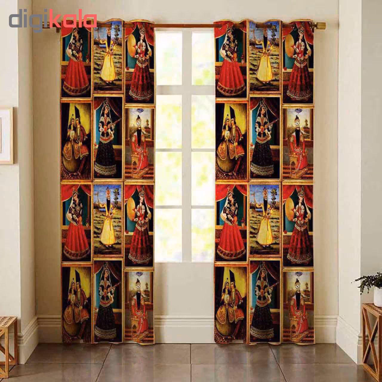 پرده مجموعه 2 عددي مدل Cc-019 كاتيا