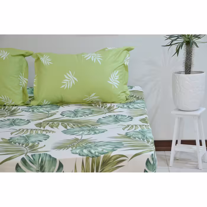 سرویس ملحفه بومرنگ مدل Hawaii-A2P90 یکنفره 2 تکه