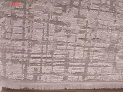 فرش ماشینی زمرد مشهد کد 2116 زمینه کرم