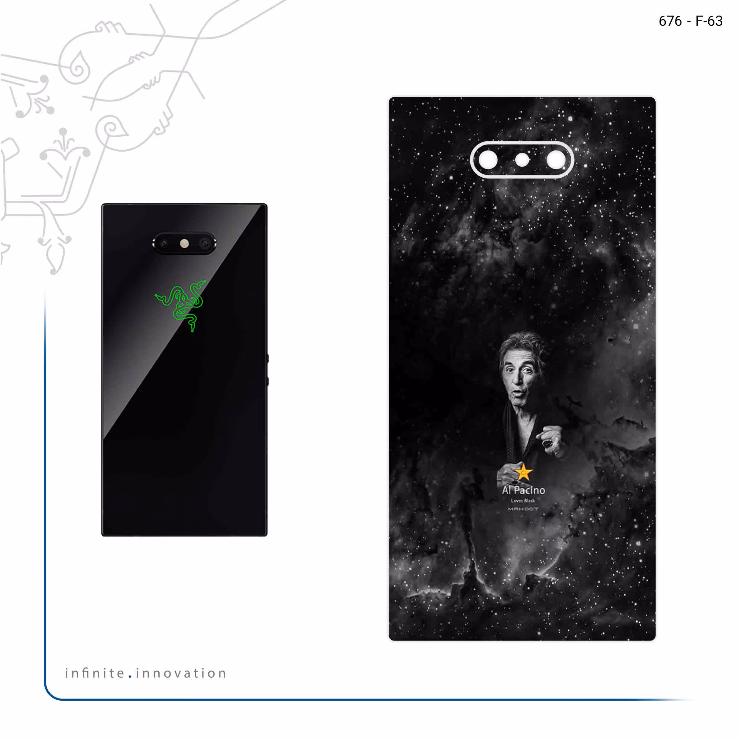 برچسب پوششی ماهوت مدل Al Pacino مناسب برای گوشی موبایل ریزر Phone 2