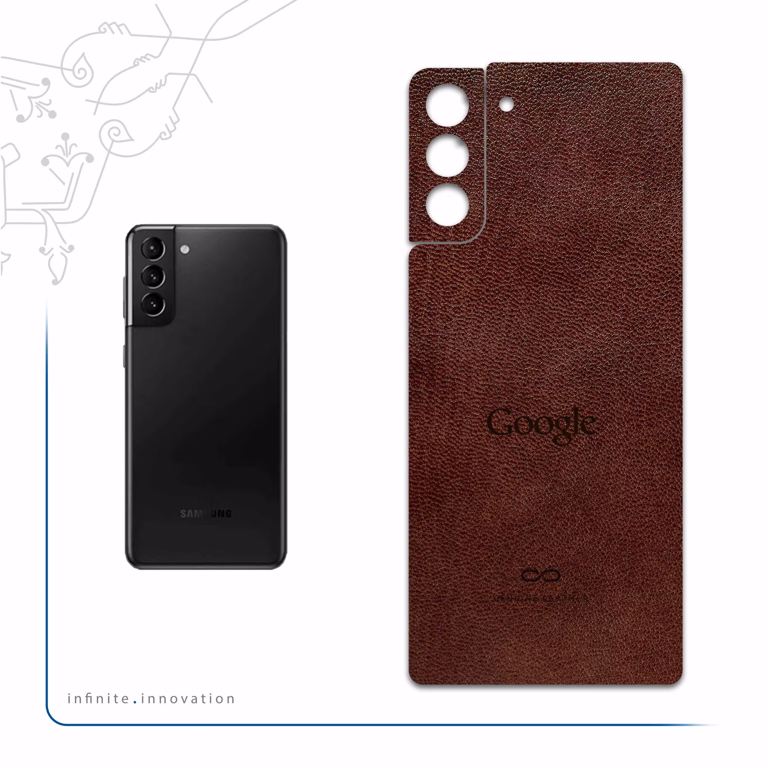 برچسب پوششی ماهوت مدل NL-GGL مناسب برای گوشی موبایل سامسونگ Galaxy S21 Plus 5G