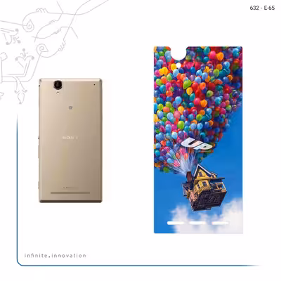 برچسب پوششی ماهوت مدل UP مناسب برای گوشی موبایل سونی Xperia T2 Ultra