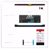 برچسب پوششی ماهوت مدل adidas-Logo مناسب برای تبلت سامسونگ Galaxy Tab S2 9.7 2015 T815