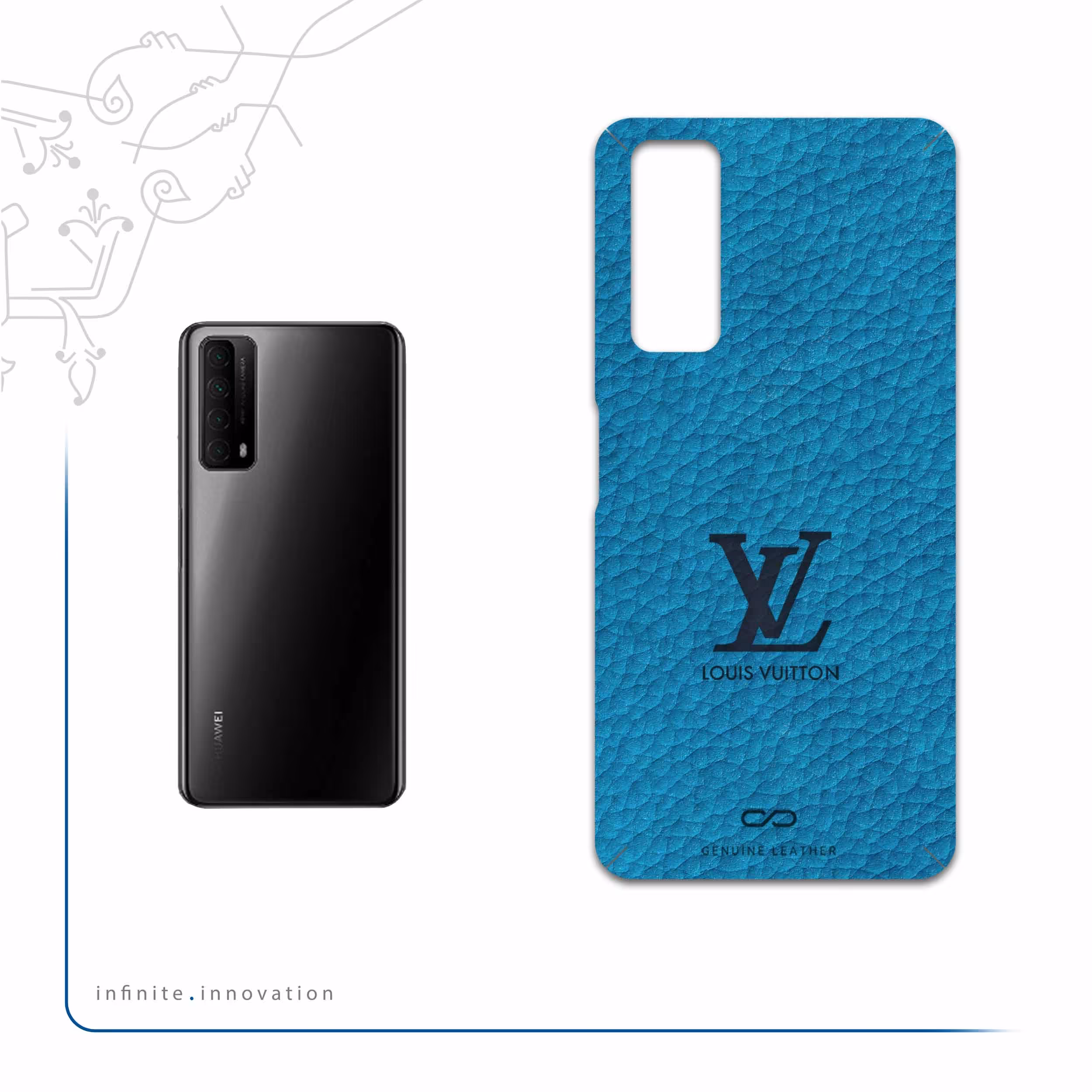 برچسب پوششی ماهوت مدل BL-LS_VTTN مناسب برای گوشی موبایل هوآوی Y7a