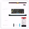 برچسب پوششی ماهوت مدل Graphite-Gold-Marble مناسب برای تبلت سامسونگ Galaxy Tab S2 9.7 2016 T819N