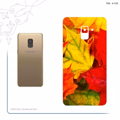 برچسب پوششی ماهوت مدل Fall Season مناسب برای گوشی موبایل سامسونگ Galaxy A8 Plus 2018