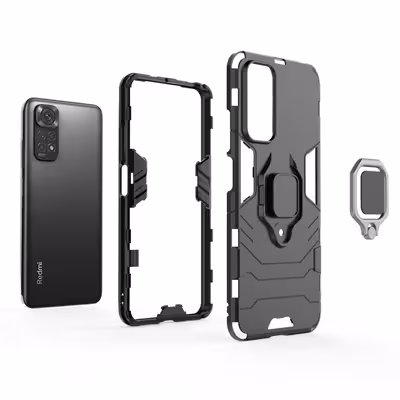 کاور آیرون من مدل BatMan مناسب برای گوشی موبایل شیائومی شیائومی Redmi note 11 5G همراه با قلم لمسی