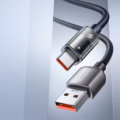 کابل تبدیل USB به USB-C مک دودو مدل CA-3151 طول 1.8 متر