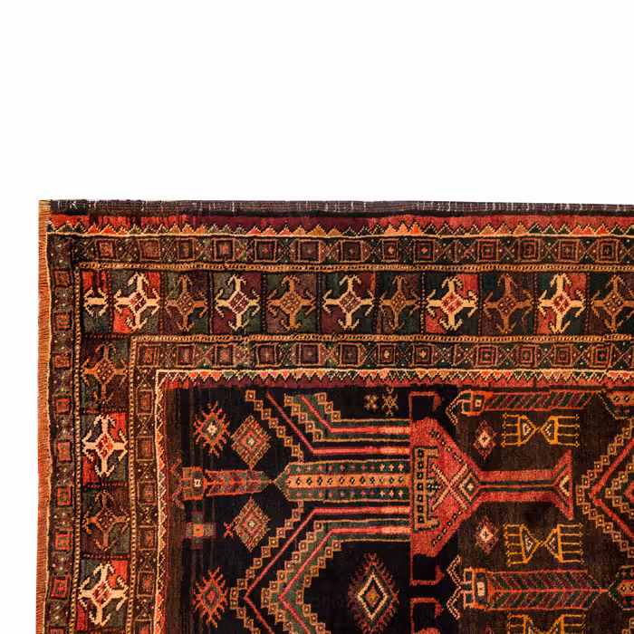 فرش دستبافت سه و نیم متری مدل نقشه بلوچ  کد 22.1194