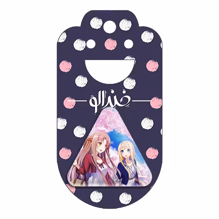 پیکسل خندالو طرح آلیس و آسونا انیمه هنر شمشیر زنی آنلاین مدل مثلثی کد 12069