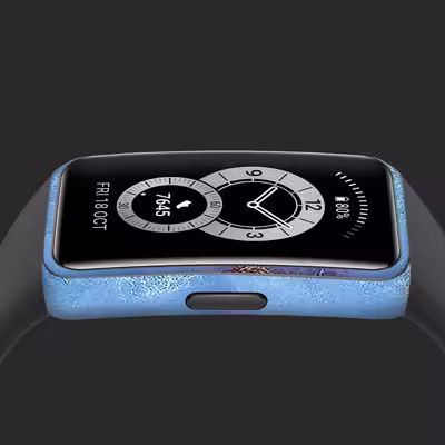 برچسب ماهوت طرح Blue Ocean Marble مناسب برای ساعت هوشمند هوآوی band 6