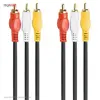 کابل تبدیل 3 جک RCA به 3 جک RCA آی سن مدل IE-C280 به طول 1.8 متر