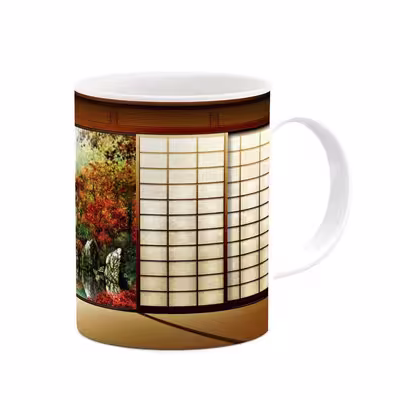 ماگ طرح خانه چینی مدل mgs11359