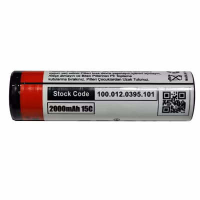 باتری لیتیوم یون قابل شارژ اوریون مدل HP-18650-15C ظرفیت 2000 میلی آمپر ساعت