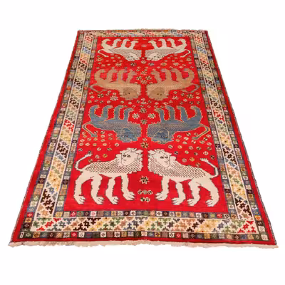 گبه قدیمی دستباف سه متری سی پرشیا کد 156008