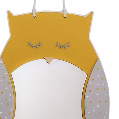 آینه دکوراتیو طرح جغد مدل MKids33C