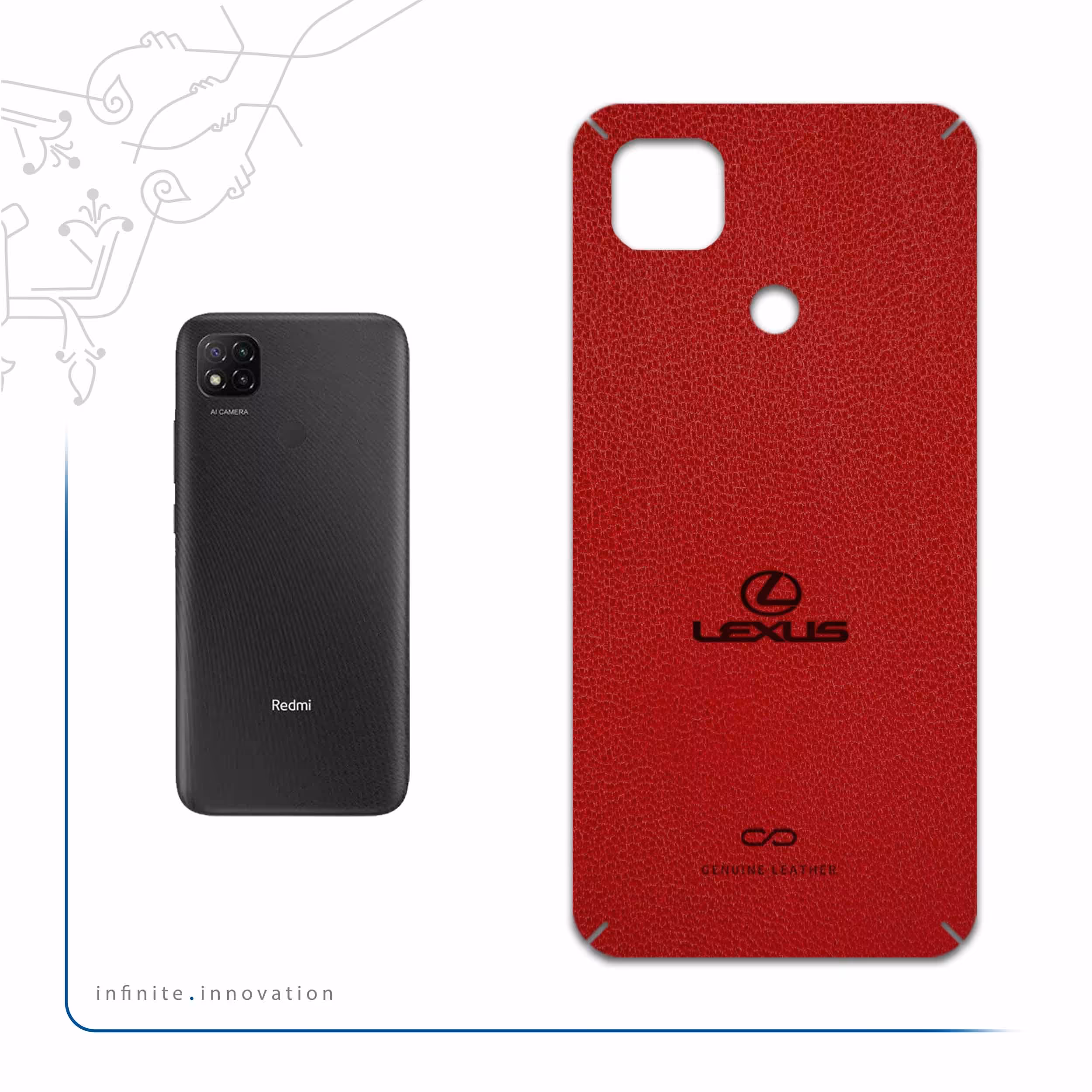 برچسب پوششی ماهوت مدل RL-LXS مناسب برای گوشی موبایل شیائومی Redmi 9 Activ