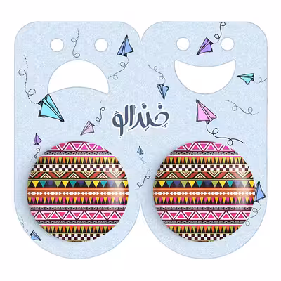 پیکسل خندالو مدل نقاشی انتزاعی کد 5331 به همراه مگنت