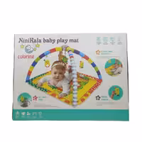 تشک بازی مخمل نی نی کالا NiniKala طرح حیوانات