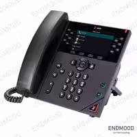 تلفن آی پی (IP) مدل VVX450 پلیکام Polycom (در حد نو)