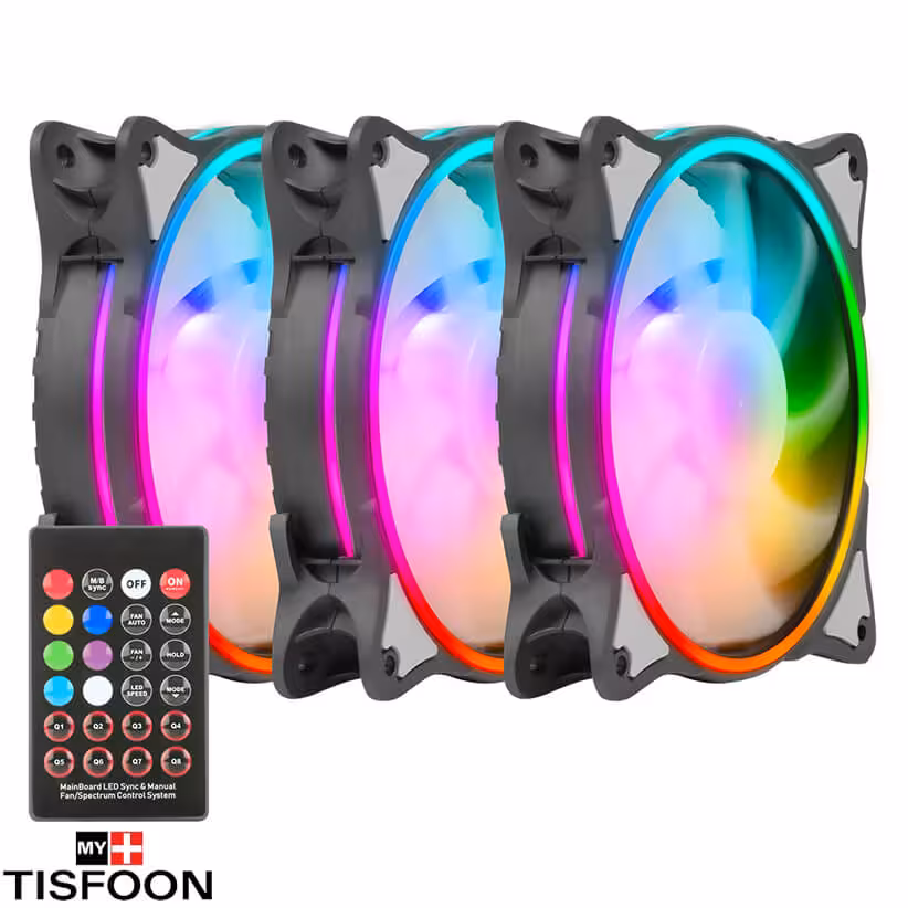 کیت 3 عددی فن گرین مدل HURACAN FAN GFK120M-ARGB