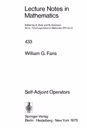 خرید و دانلود نسخه کامل کتاب Self-Adjoint Operators