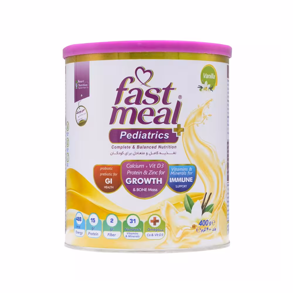 پودر فست میل کودکان اسمارت نوتریشن | طعم وانیل | 400 گرمی