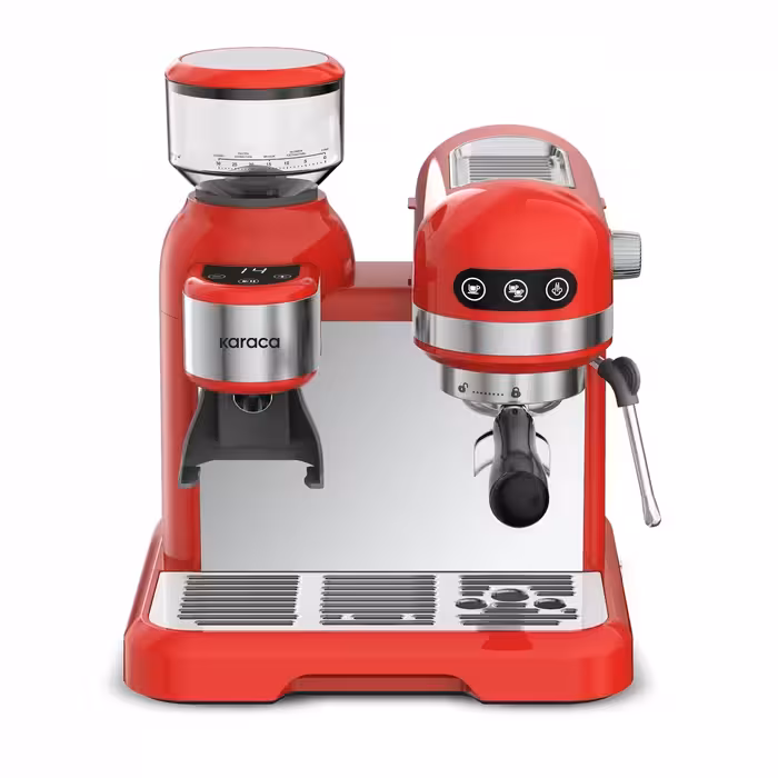 اسپرسوساز نیمه اتوماتیک Karaca ترکیه مدل Coffeemaid قرمز (‌جدید )