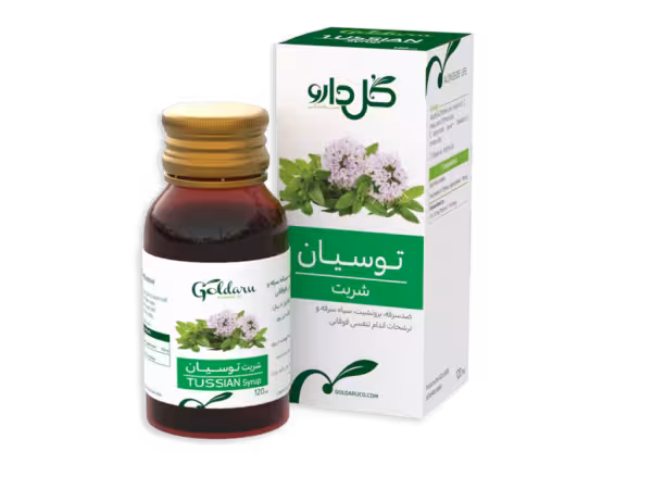 شربت سینه توسیان گل داروGoldaru Tussian syrup