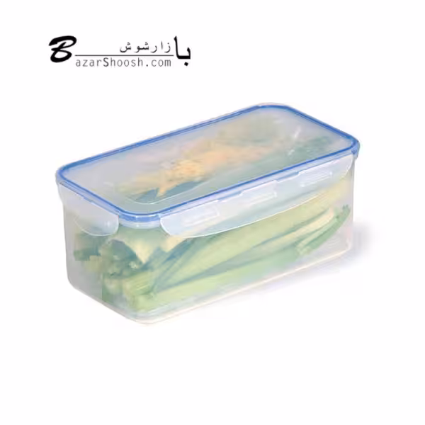 ظرف فریزری مستطیل سایز بزرگ 3.4 لیتری لیمون