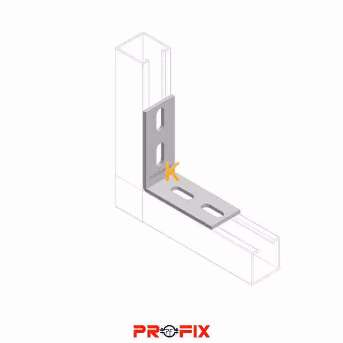 اتصال پروفیل جی نبشی بال مساوی پروفیکس
