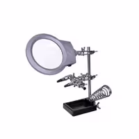 گیره مونتاژ ذره بین دار بزرگ به همراه پایه هویه ZD-10M