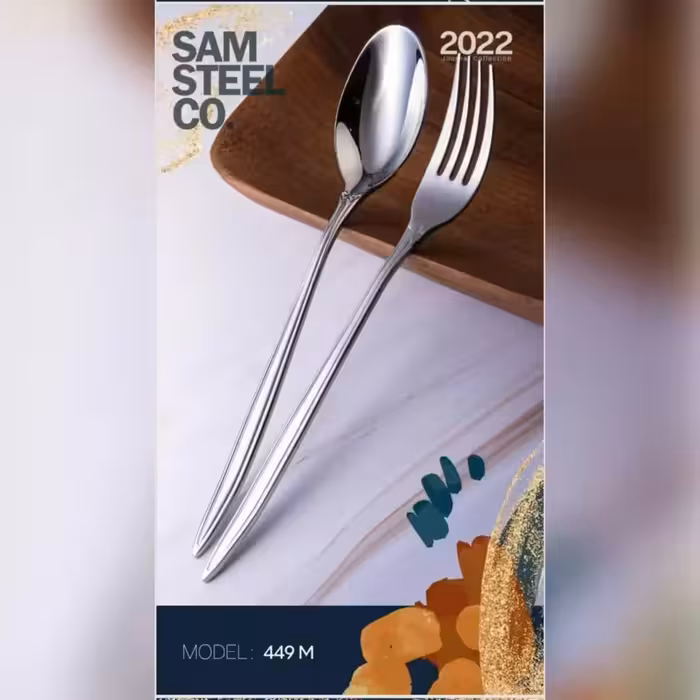 قاشق و چنگال غذاخوری 12 پارچه اس جی مدل 449m