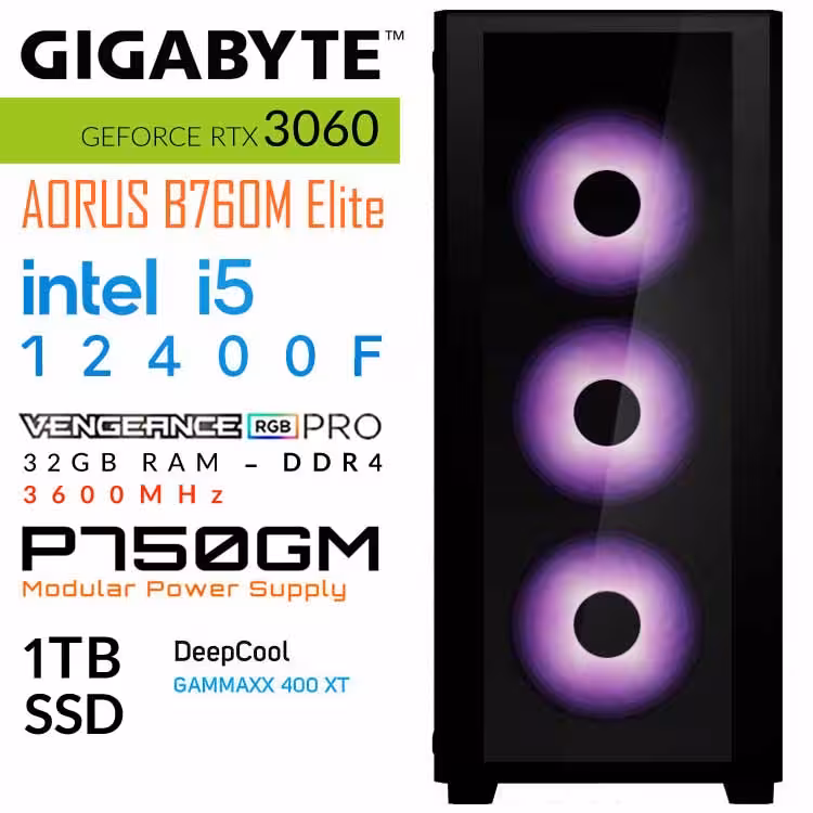 سیستم گیمینگ Hermes Matrexx 50 Gigabyte Edition