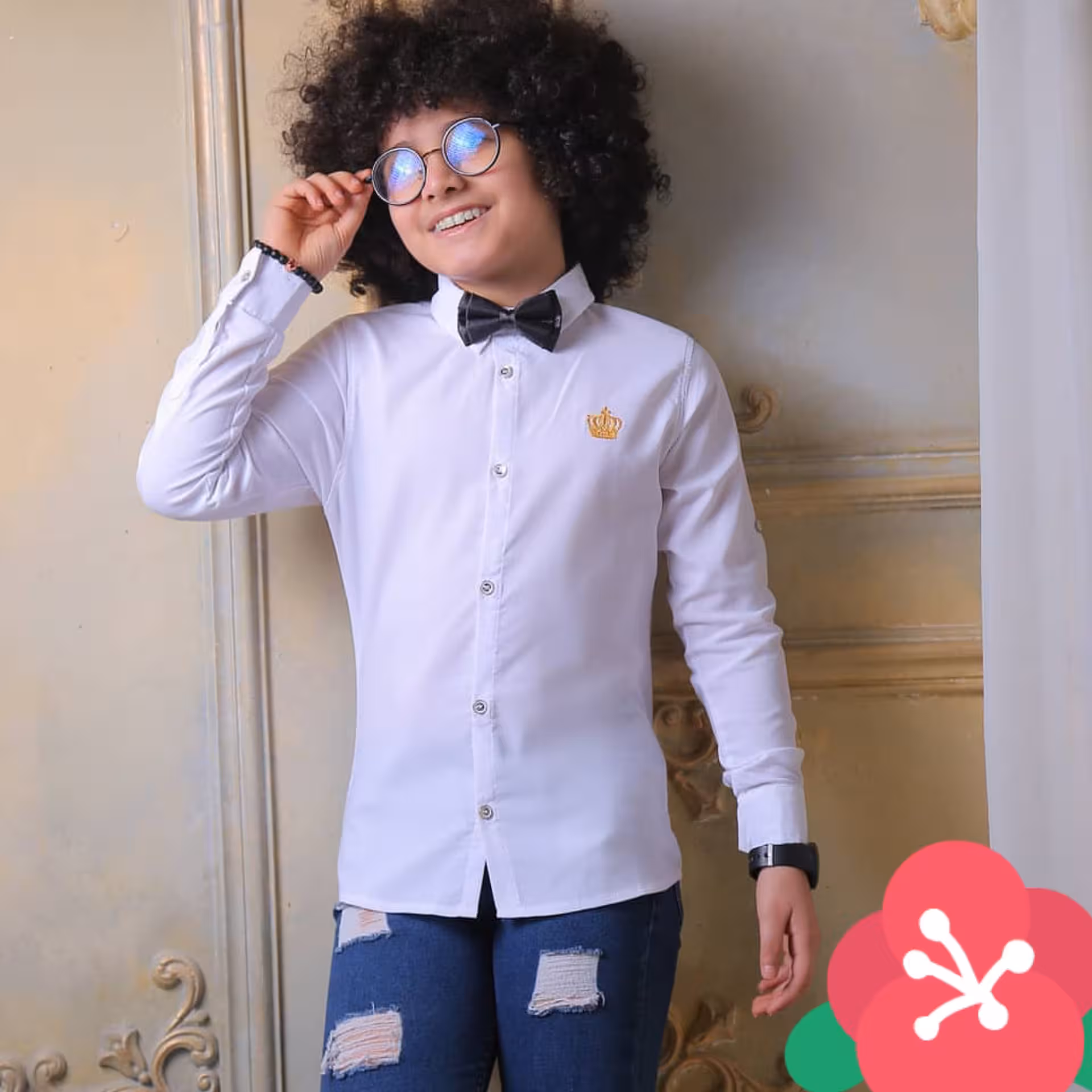 لباس بچگانه،پیراهن پسرانه،پیراهک سفید،سایز 2 تا 10 سال