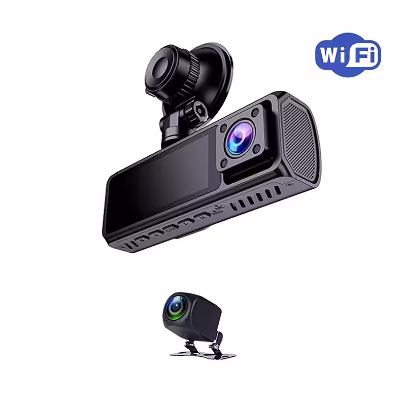 دوربین ثبت وقایع خودرو 3 دوربین اتوویژن مدل J07-WiFi - ایپکی