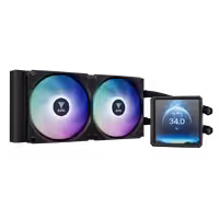 خنک کننده پردازنده گیم دیاس AURA GL240 LCD Black | فروشگاه گیمینگ تکاف