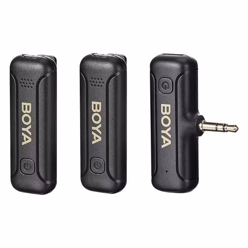 میکروفون بی سیم یقه ای بویا BOYA BY-WM3T2-M2 3.5mmTRS