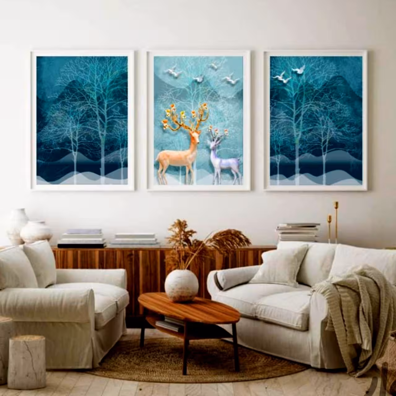 تابلو دکوراتیو 3تیکه کد 658