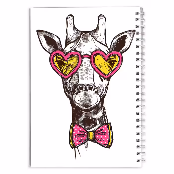 دفتر مشق زرافه مدرن