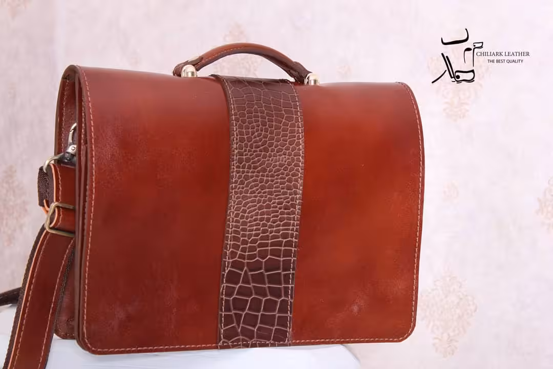 کیف مدارک دوشی و دستی چرم کد 10564