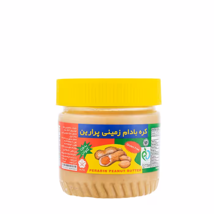 کره بادام زمینی بدون گلوتن پرارین 250 گرمی