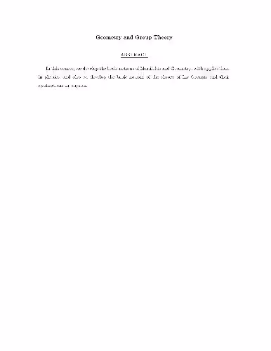 خرید و دانلود نسخه کامل کتاب Geometry and group theory